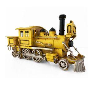 Locomotora A Escala, Tren Colección Decoración Vintage Metal