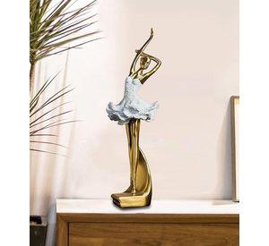 Figura Decorativa Bailarina Ballet Estatua Adorno Hogar Jhn