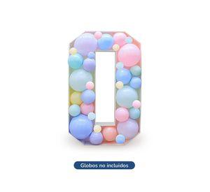 DECO CAJA NUMERALES 100CM #0