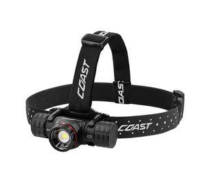Linterna Frontal Coast XPH34R Recargable Negra