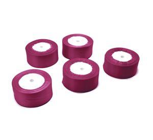 CINTA SATIN 4CMX22.8M 5PCS FUCSIA X1 UNI