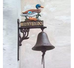 Campana decorativa bienvenidos