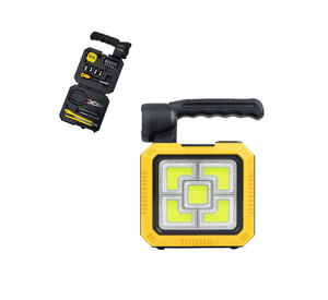Linterna Solar Usb Portátil + Kit De Herramientas +Powerbank