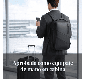 Mochila Viaje En Cabina Para Laptop Carry On Expandible