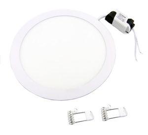 FOCO LED PANEL 18 WATT EMBUTIDO REDONDO LUZ CALIDA PARA CIELO FALSO