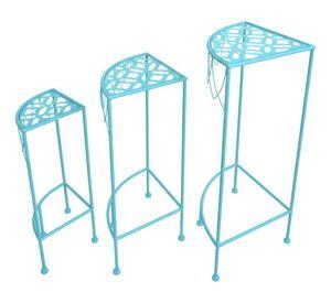 Set 3 Mesa Auxiliar Decorativa Esquina Multifuncional Jhn