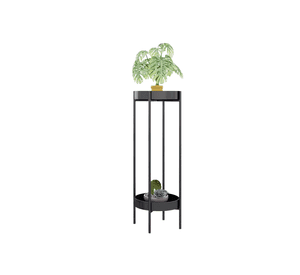 Pedestal para plantas redondo Negro M 60x30