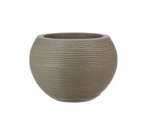 MACETERO FLORIDIS FLORENCIA BEIGE 19CM CON PLATO