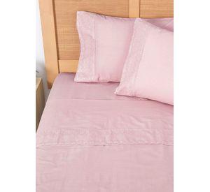 Sabana Broderie Geo King Malva