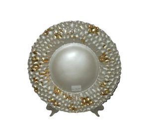 Centro de Mesa Decorativo Vidrio Cream