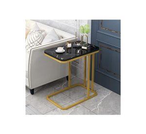 Mesa Auxiliar Mesa De Té Dos Niveles Para Sala Sofa Y Cama