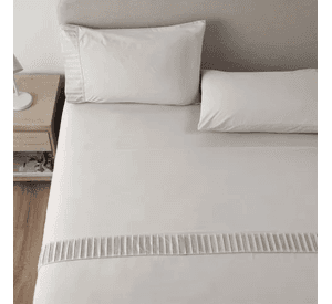 Sabanas casatua hotel funda almohada 2 plazas color gris claro