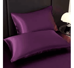 Juego sabanas polar king 4 piezas color morado