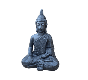 Buda Meditación Mudra Bhumisparsha Black 50 cm
