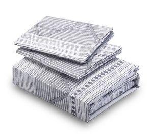 Juego de Sábanas 144 Hilos King Napoli Gris