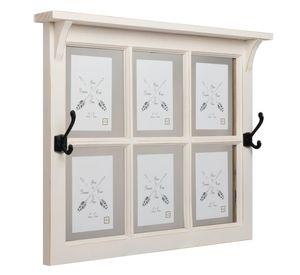 ADORNO MADERA VENTANA CON GANCHOS