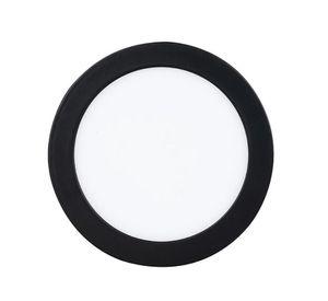 Foco led 6w Redondo Negro Sobreponer luz fría 6500k