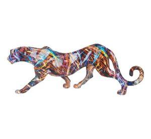 Estatura Decorativa Pantera Graffiti Escultura Urbana Jhn