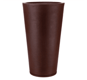 MACETERO FLORIDIS GENEBRA CAFE 80CM CON PLATO