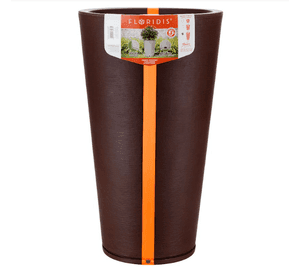 MACETERO FLORIDIS GENEBRA CAFE 80CM CON PLATO