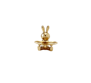 Figura Decorativa Conejo Multifuncional Bandeja Adorno Jhn