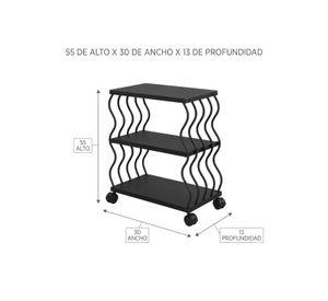 Mesa Auxiliar Organizadora 3 Niveles Diseño Moderno
