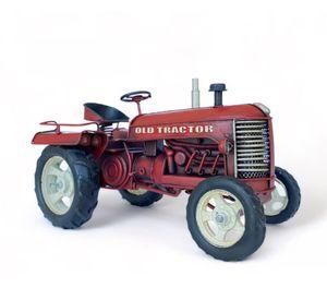 Tractor A Escala, de Colección, Decoración Vintage En Fierro.