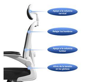 Silla Amia Ergon mica Silla De Escritorio Soporte Lumbar Ajustable Silla de Oficina Ejecutiva