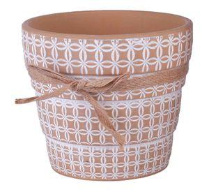 Maceta Decorativa Cuadrille Terracota