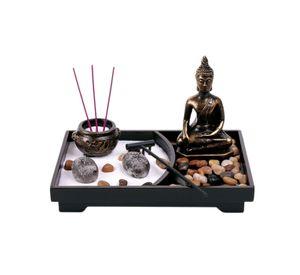 Buda Decorativo Espiritual con Soporte para Incienso y Vela