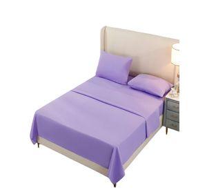 JUEGO DE SABANA KING 200 HILOS LILA