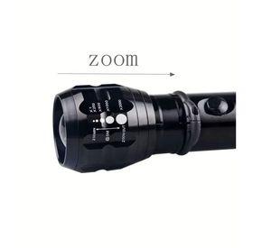 Linterna Táctica Led Aluminio 30cm a Pilas GK8033