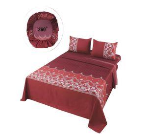 JUEGO DE SABANAS CASA SOL KING BURDEO