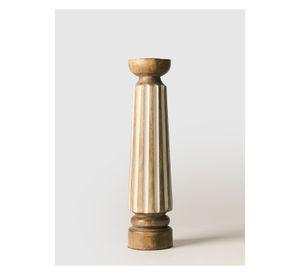 Candelabro Madera 25 x 6 cm