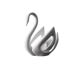 Decoración Minimalista - Cisne