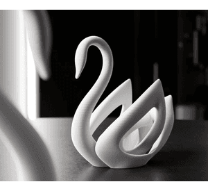 Decoración Minimalista - Cisne