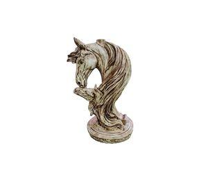 Figura Caballo Decorativo Aged Line 60 cm
