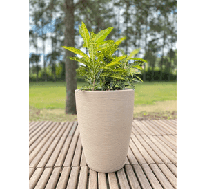 MACETERO FLORIDIS AMSTERDAM BEIGE 44CM DE ALTO
