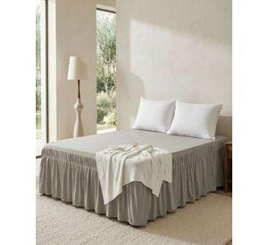 Faldon de Cama Elasticado Premium Plaza y media m5