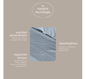 Set Sábanas Fresh Premium King 100% Bambú Orgánico 300 Hilos Ultra Suaves y Lisas