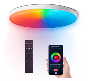 Lampara LED RGB De Techo 24w Moderna - WIFI + control