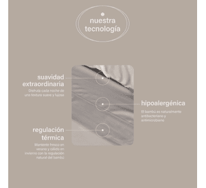 Set Sábanas Fresh Premium King 100% Bambú Orgánico 300 Hilos Ultra Suaves y Lisas