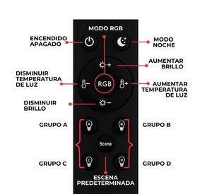 Lampara LED RGB De Techo 24w Moderna - WIFI + control
