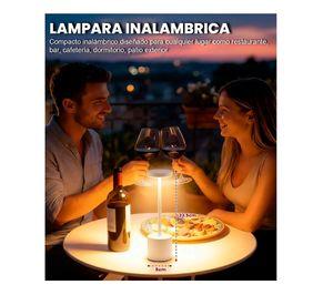 Lampara De Mesa Recargable Inalámbrica Led