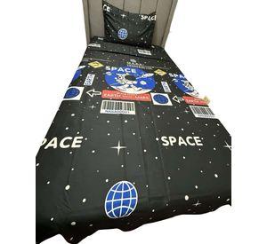 Set de Sábanas niña niño infantil plaza y media diseño deAstronauta  Espacio