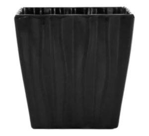 Set 4 Macetero Decorativo Cubo Texturizado Compacto Jhn