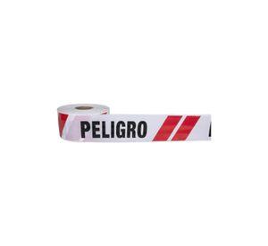 Rollo Cinta Peligro Roja/blanca - 350 Mts