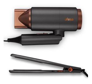 Pack Secador de Pelo + Plancha Ufesa "My Glamour Set"