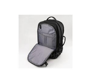Pack Mochila Garmento 32l + 3 Organizadores De Viajes Negro Liso