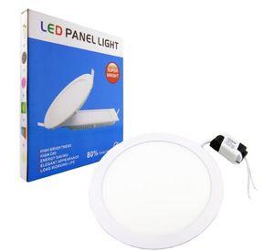 FOCO LED PANEL 18 WATT EMBUTIDO REDONDO LUZ CALIDA PARA CIELO FALSO